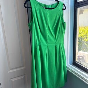 Business green dress